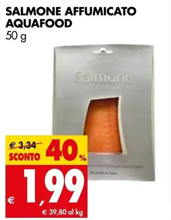 Tigros Salmone Affumicato Aquafood 50g offerta
