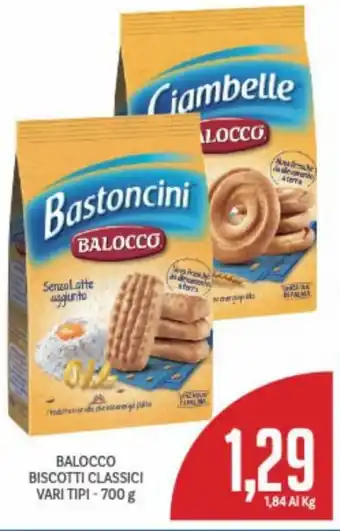 Supermercati Piccolo Balocco Biscotti Classici vari tipi - 700g offerta