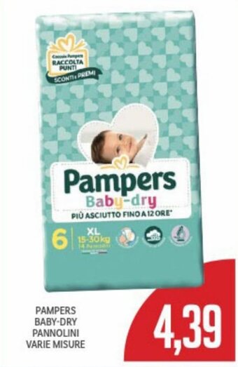 Supermercati Piccolo Pampers Baby-Dry Pannolini Varie Misure offerta