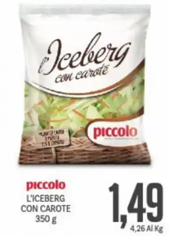 Supermercati Piccolo Piccolo L'Iceberg con Carote 350g offerta