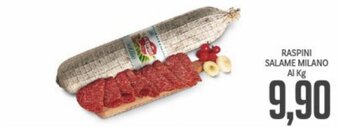 Supermercati Piccolo Raspini Salame Milano offerta