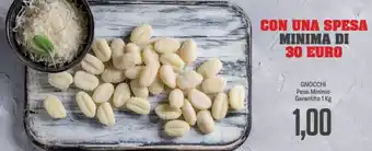 Supermercati Piccolo Gnocchi Peso Minimo Garantino 1kg offerta