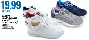 Eurospin Scarpa Uomo/Donna Kappa Mod. Loblich/Loch offerta