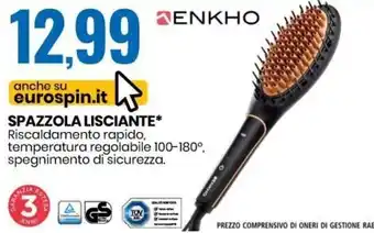 Eurospin Enkho Spazzola Lisciante offerta