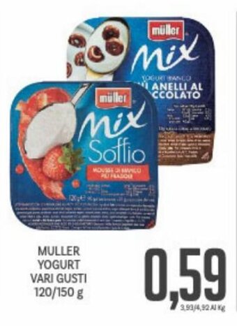 Supermercati Piccolo Müller Yogurt vari gusti 120/150 g offerta