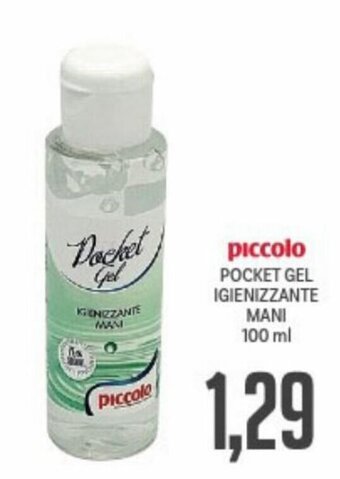 Supermercati Piccolo Piccolo Pocket Gel Igienizzante Mani 100 ml offerta