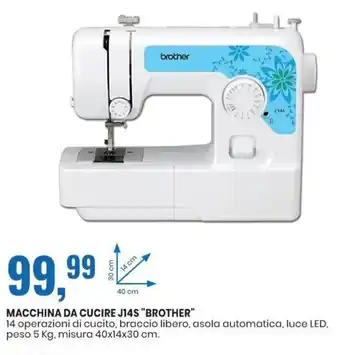 Brother Macchina da cucire J14S