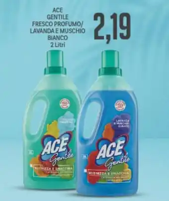 Supermercati Piccolo Ace Gentile Fresco Profumo/Lavanda e Muschio Bianco 2 Litri offerta
