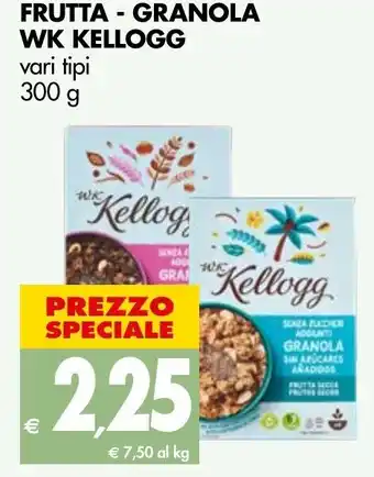 Tigros Frutta - Granola Wk Kellogg 300g offerta
