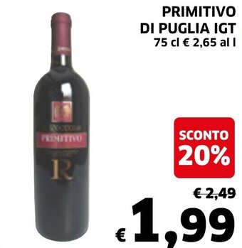 Primitivo di Puglia IGT 75 cl