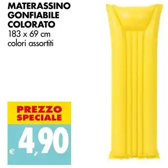 Tigros Materassino Gonfiabile Colorato 183 x 69cm offerta