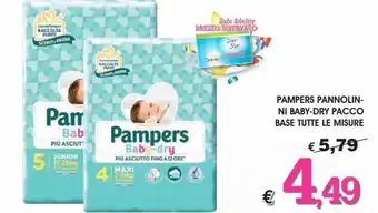 Pampers Pannolinni Baby Dry Pacco Base Tutte Le Misure
