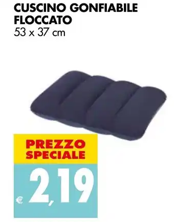 Tigros Cuscino Gonfiable Floccato 53x37cm offerta