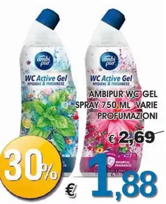 Ambipur WC Gel Spray 750 ml Varie Profumazioni