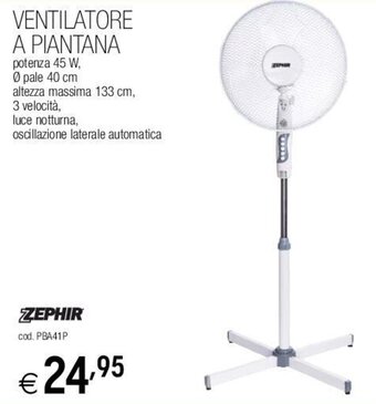 Brico OK Zephir Ventilatore a Piantana offerta