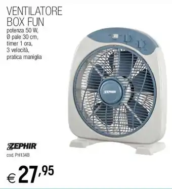 Brico OK Zephir Ventilatore Box Fun offerta