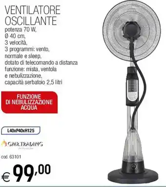 Brico OK Ventilatore Oscillante offerta