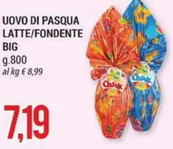 Hardis Uovo di Pasqua Latte/Fondente Big g.800 offerta