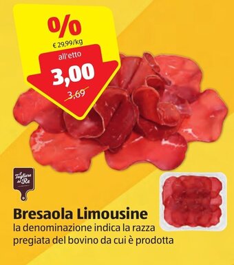 ALDI il Tagliere del Re Bresaola Limousine offerta