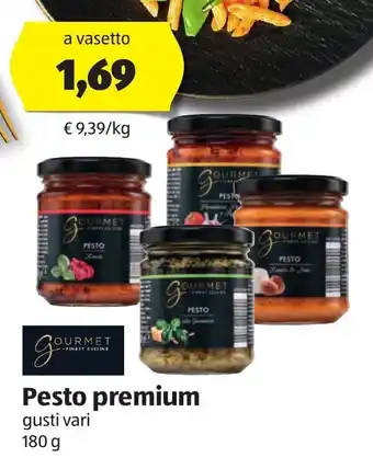 ALDI Gourmet Finest Cuisine Pesto premium gusti vari 180 g offerta