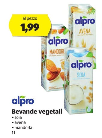 ALDI Alpro Bevande vegetali 1L offerta