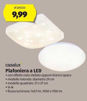 ALDI Casalux Plafoniera a LED offerta