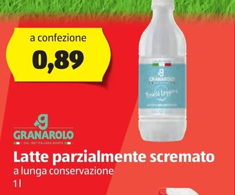 ALDI Granarolo Latte Parzialmente Scremato 1 L offerta