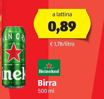 ALDI Heineken Birra 500 ml offerta