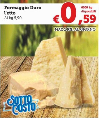 Formaggio Duro