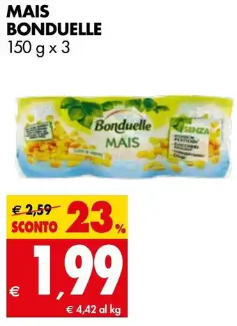 Tigros Mais Bonduelle 150g x 3 offerta