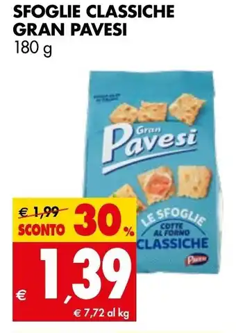 Tigros Sfoglie Classiche Gran Pavesi 180g offerta