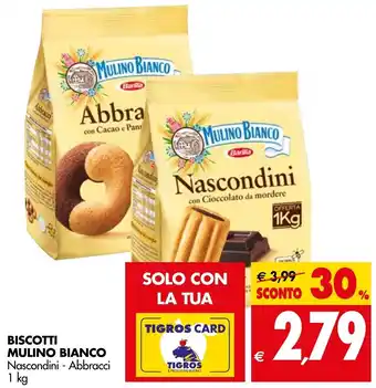 Tigros Biscotti Mulino Bianco 1kg offerta