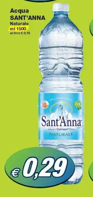 Prix Quality Sant'Anna Acqua 1500 ml offerta