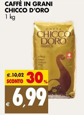 Tigros Caffe In Grani Chicco D'Oro 1kg offerta