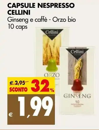 Tigros Capsule Nespresso Cellini 10 caps offerta