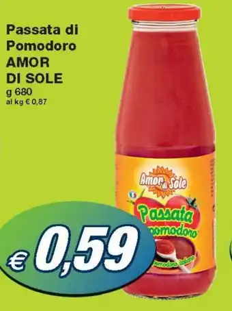 Prix Quality Amor di Sole Passata di Pomodoro 680 g offerta
