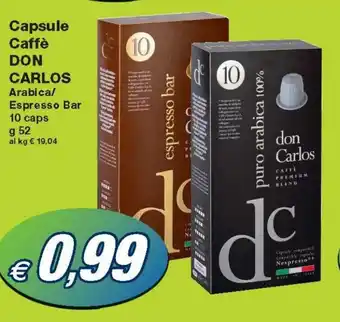 Don Carlos Capsule Caffè 10 caps 52g
