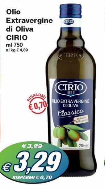 Prix Quality Cirio Olio Extravergine di Oliva 750 ml offerta
