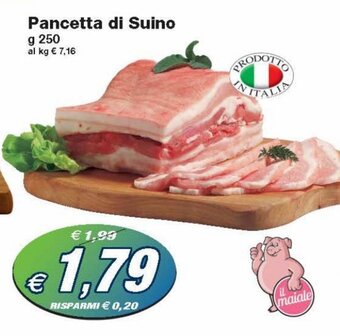 Prix Quality Pancetta di Suino 250g offerta