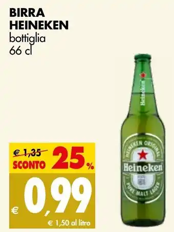 Tigros Birra Heineken 66cl offerta