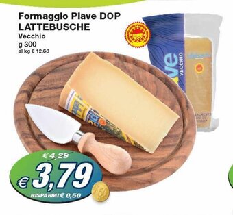 Prix Quality Lattebusche Formaggio Piave DOP 300g offerta