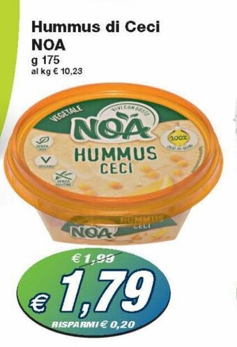 Noa Hummus di Ceci 175g
