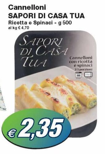 Prix Quality Sapori di Casa Tua Cannelloni 500g offerta