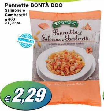 Prix Quality Bontà DOC Pennette 600g offerta
