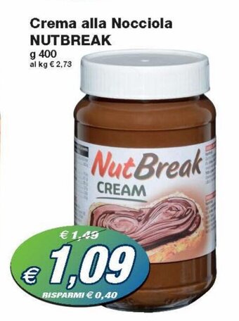 Prix Quality Nutbreak Crema alla Nocciola 400g offerta