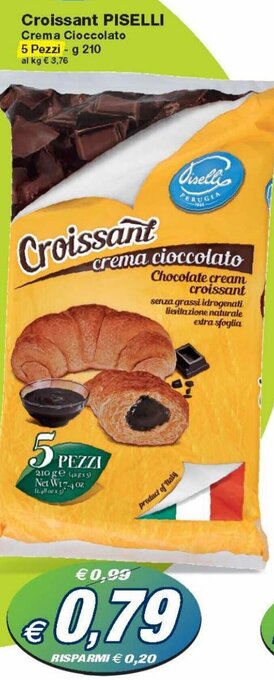 Prix Quality Piselli Croissant 5 pezzi 210 g offerta