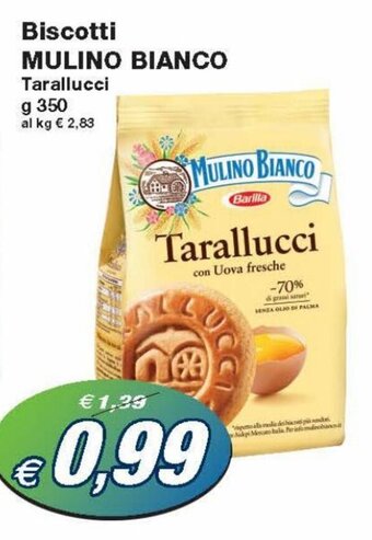 Prix Quality Mulino Bianco Biscotti 350g offerta