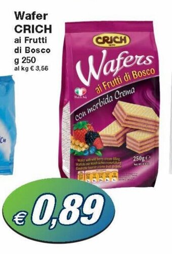 Prix Quality Crich Wafer 250 g offerta