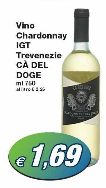Prix Quality Cà Del Doge Vino Chardonnay IGT Trevenezie 750 ml offerta
