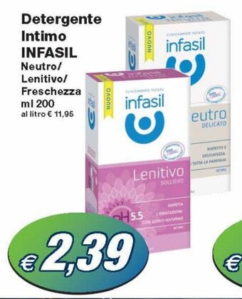 Prix Quality Infasil Detergente Intimo 200ml offerta